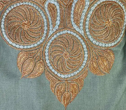 Patterns of Kashmiri Tilla embroidery